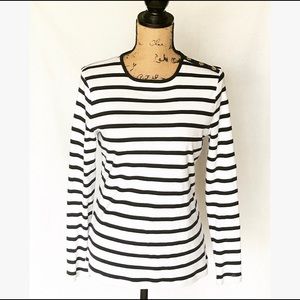 🌹RALPH LAUREN🌹 STRIPED SHIRT WITH GOLD BUTTONS